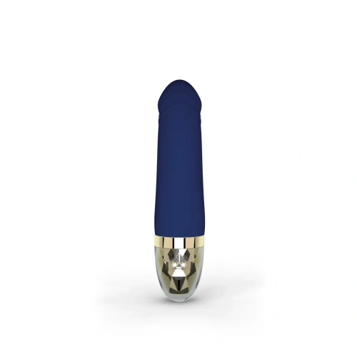 Mystim Real Deal Neil Blue - перезаряжаемый вибратор для точки G, 16.5х3.6 см (синий)